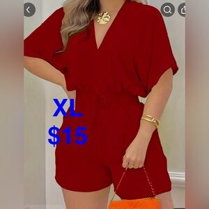 Red romper